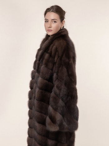 Шуба из соболя 135см