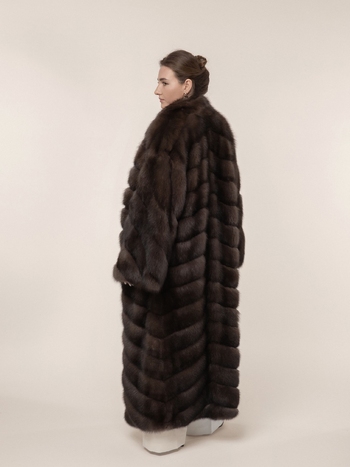 Шуба из соболя 135см