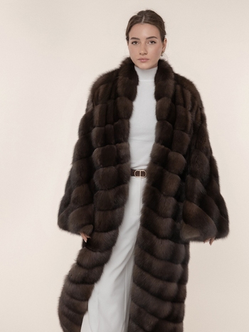 Шуба из соболя 135см