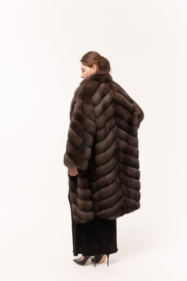 Шуба из соболя 110 см 3