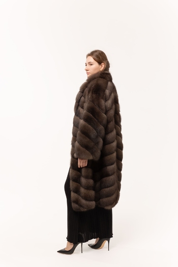 Шуба из соболя 110 см