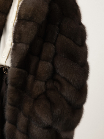 Шуба из соболя 130см 