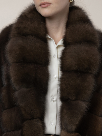 Шуба из соболя 130см 