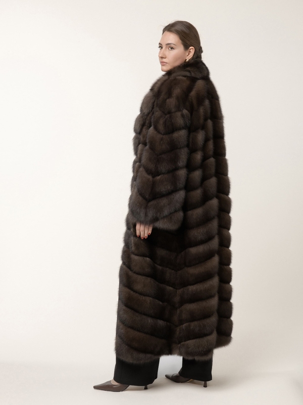 Шуба из соболя 130 см 66