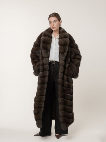 Шуба из соболя 130см 