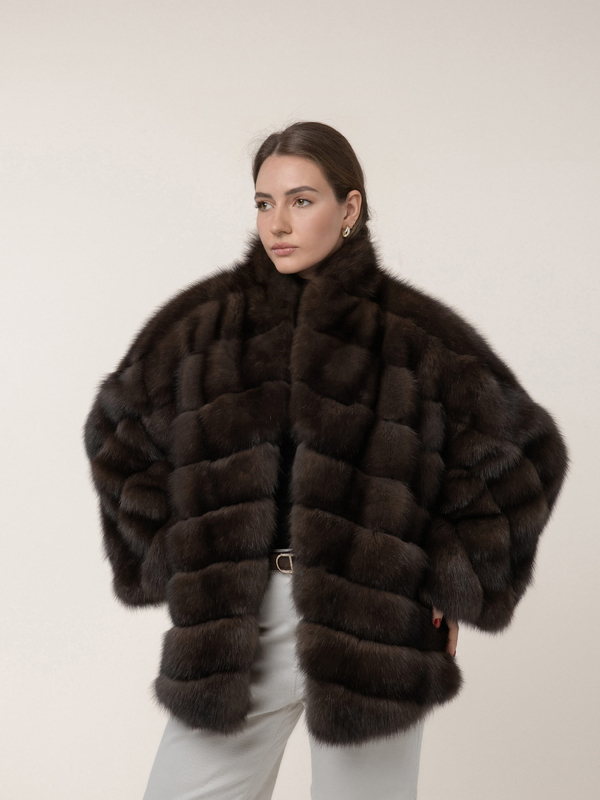 Шуба из соболя 70 см 03