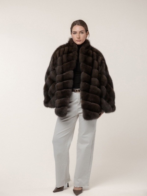 Шуба из соболя 70 см 95