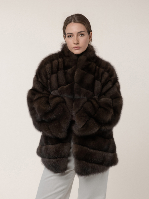 Шуба из соболя 70 см 97