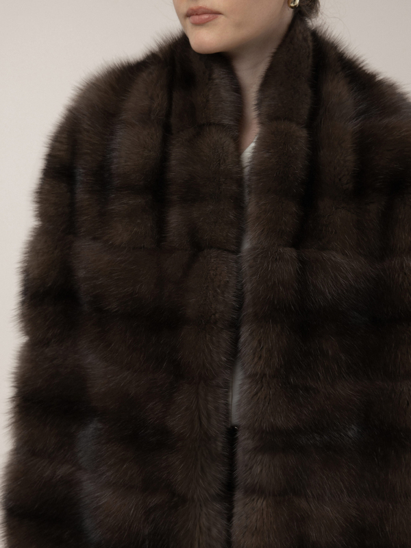 Палантин из соболя в целую шкуру 82