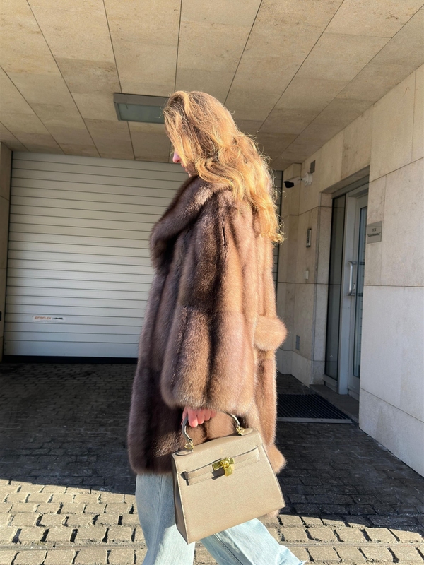 Шуба из соболя тортор вертикальная кладь 3