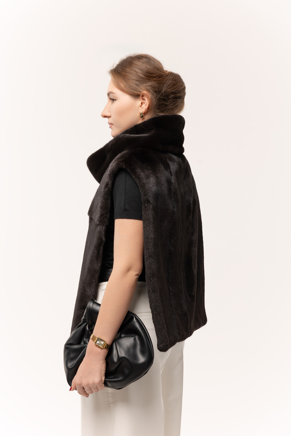 Манишка из норки 