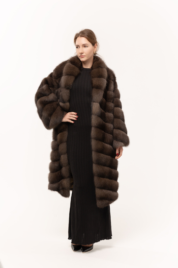 Шуба из соболя 110 см