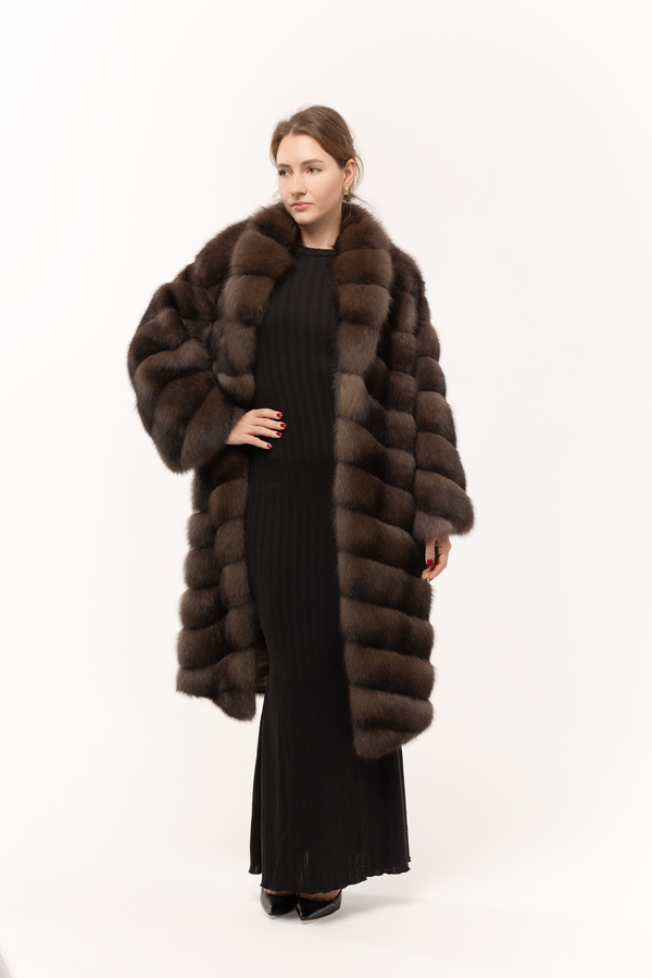 Шуба из соболя 110 см