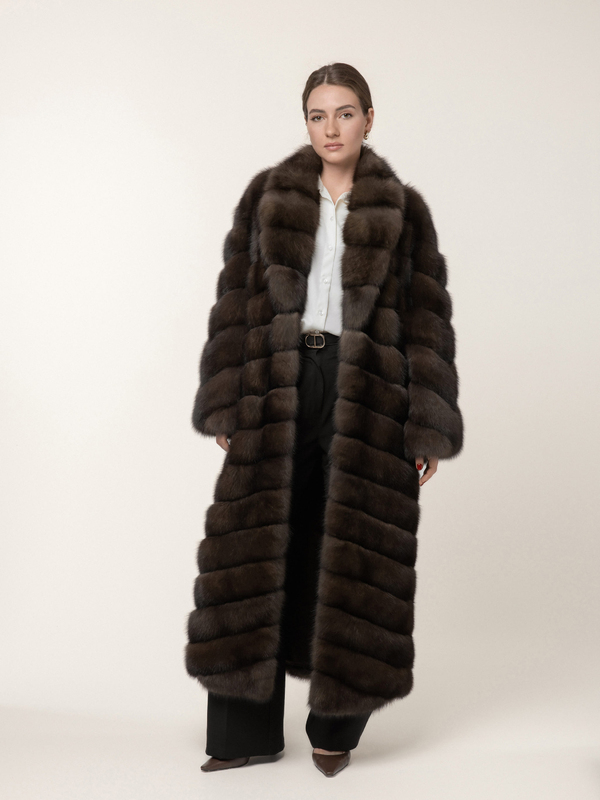 Шуба из соболя 130см 